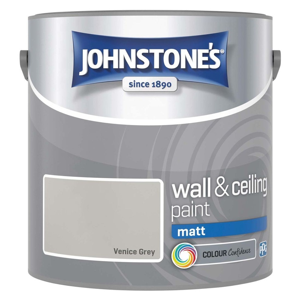 [95408] Johnstones Venice Grey Vinyl Matt 2.5L