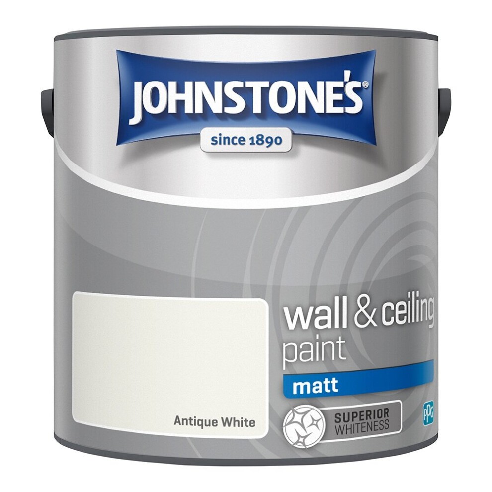 [99476] Johnstones Antique White Vinyl Matt 2.5L
