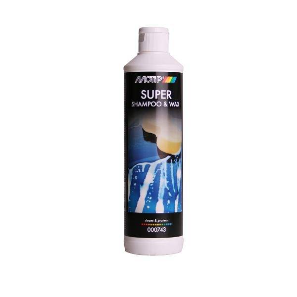 [104564] Motip Super Shampoo & Wax 500ml