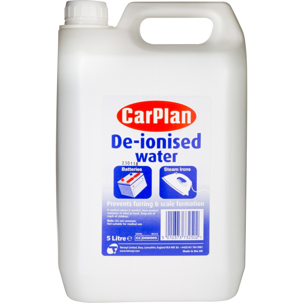 [482177] CarPlan De-Ionised Water - 5L