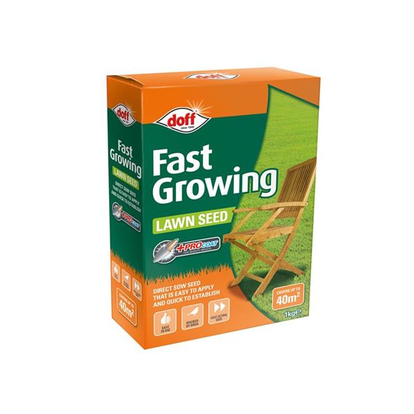 Doff Fast Acting Lawn Seed With Procoat 1kg
