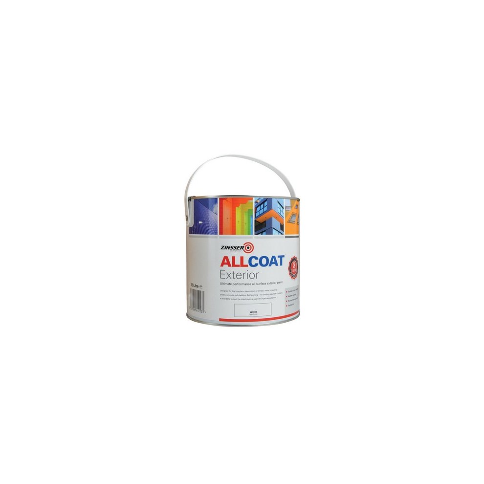 [90288] Zinsser Allcoat  Satin Exterior White 2.5L