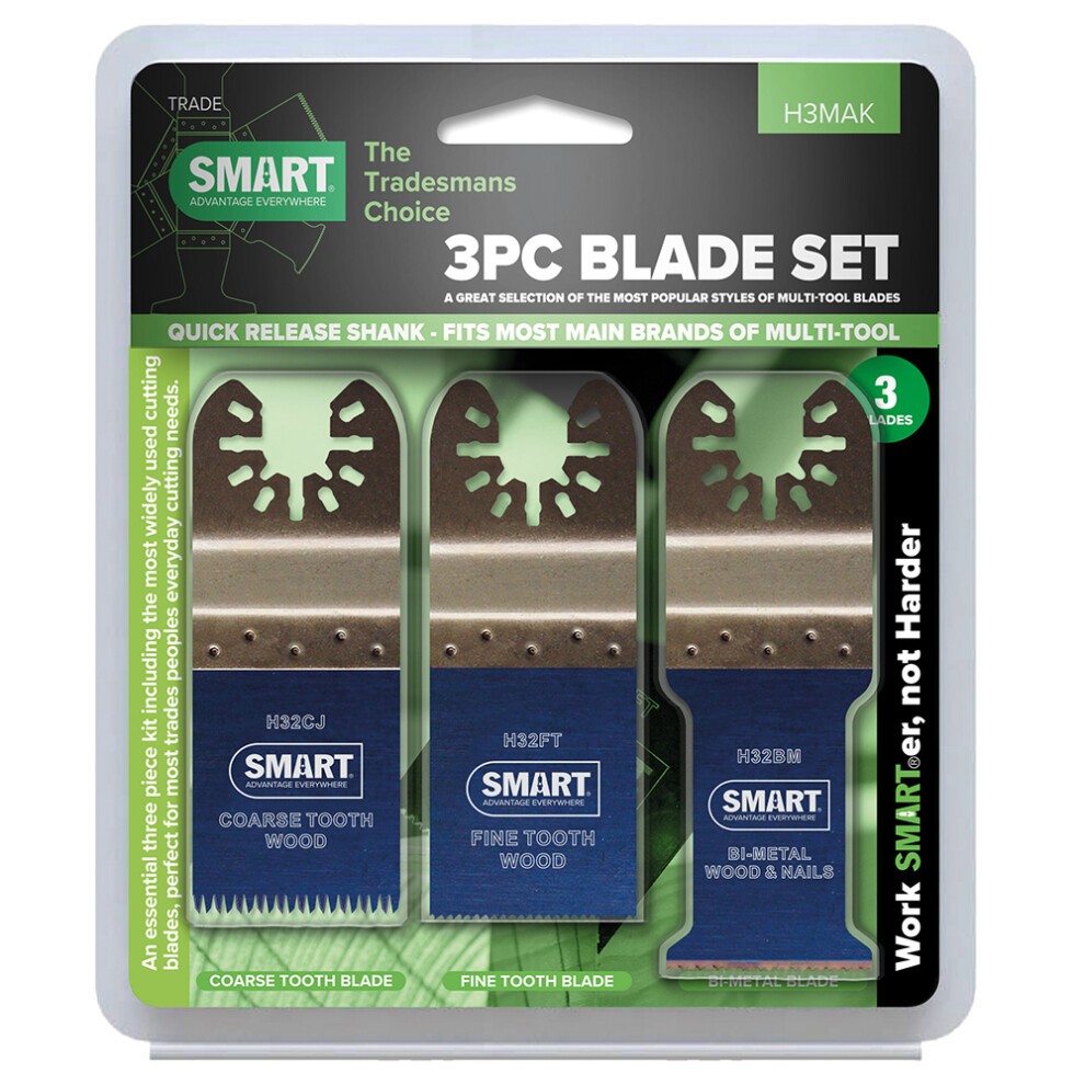 [H3MAK] Smart 3 Piece Blade Set (H32FT/H32CJ/H32BM) H3MAK