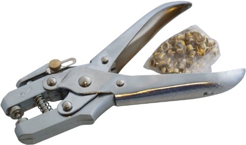 Amtech Heavy Duty Eyelet Plier with 100 Eyelets