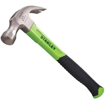 Stanley Fibreglass Hi-Vis Claw Hammer 567g (20oz)