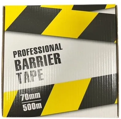 Bruce Douglas 70mm x 500m Professional BK/YE Barrier