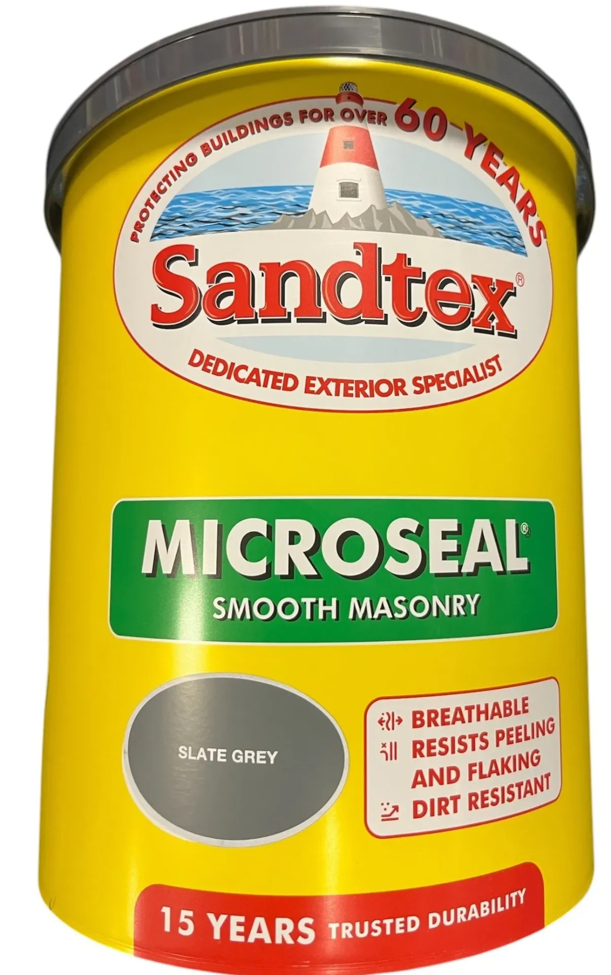 [97315] Sandtex Smooth Masonry Slate Grey 5L