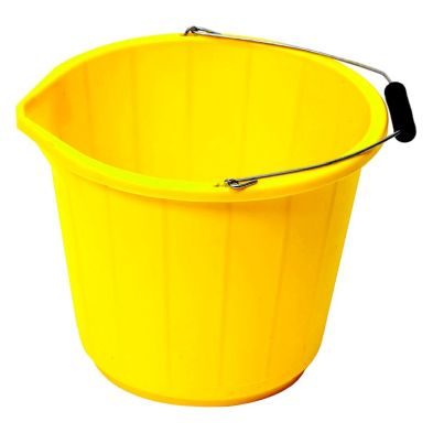 [1056-Y] Wilsons Builders Bucket Yellow 3 Gallons