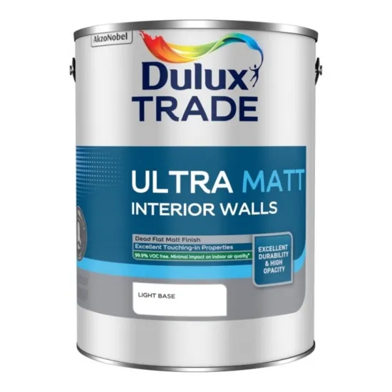 [22011] Dulux Trade Ultra Matt Interior Walls Colour LB 5L