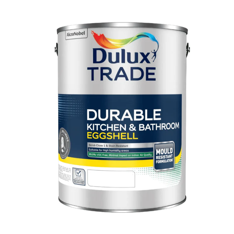 [104583] Dulux Trade Durable Kitchen & Bathroom Eggshell LB 5L
