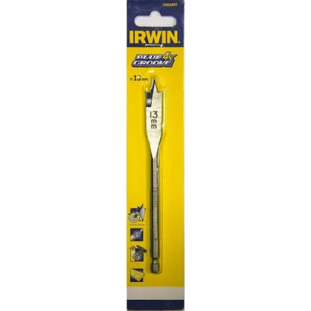 [IRW10502807] Irwin Blue Groove 4X Flat Bit 13 x 152mm