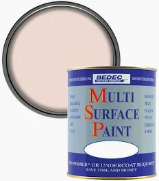 Bedec Multi Surface Paint Satin Blush 750ml