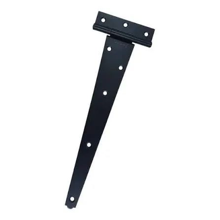 Sichern Medium Tee Hinge (Pair) 300mm - Epoxy Black