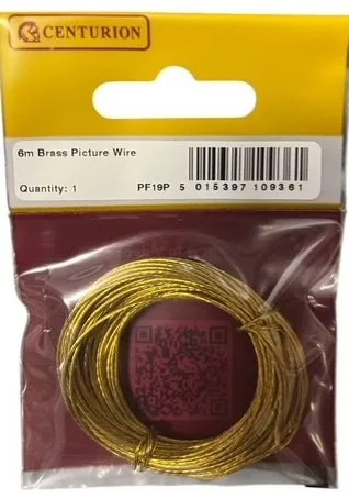 Centurion 6m Brass Picture Wire