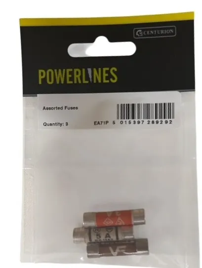 [EA71P] Centurion Assorted Fuses (Pack of 3)