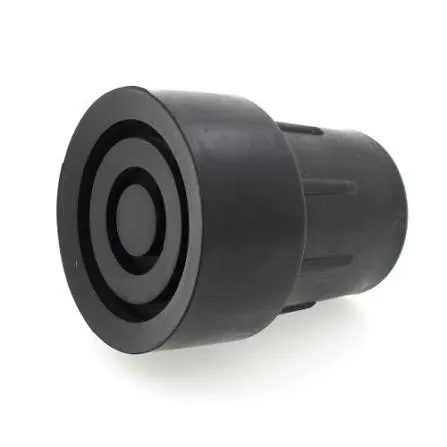 Centurion 22mm Black Rubber Walking Stick Ferrule