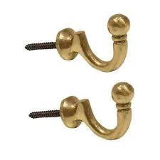 [CW111P] Centurion 30mm Chrome Ball End Tassel Hooks