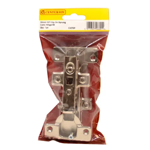 [CH70P] Centurion 35mm NP Clip On Sprung Conc Hinge 95 Deg (1 pair)