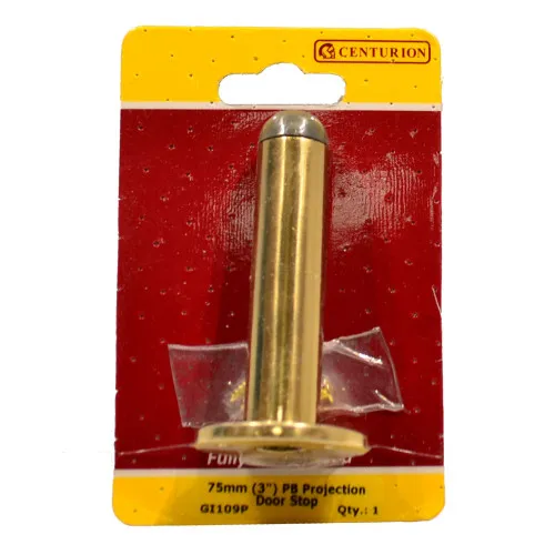 [GI109P] Centurion 75mm (3") PB Projection Door Stop
