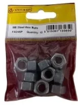 [FA245P] Centurion M8 Zinc Steel Hex Nuts  (Pack of 10)