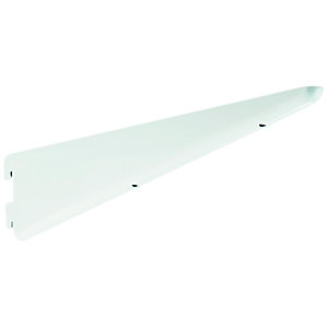Rothley Twinslot Shelving Bracket Matt White 320mm